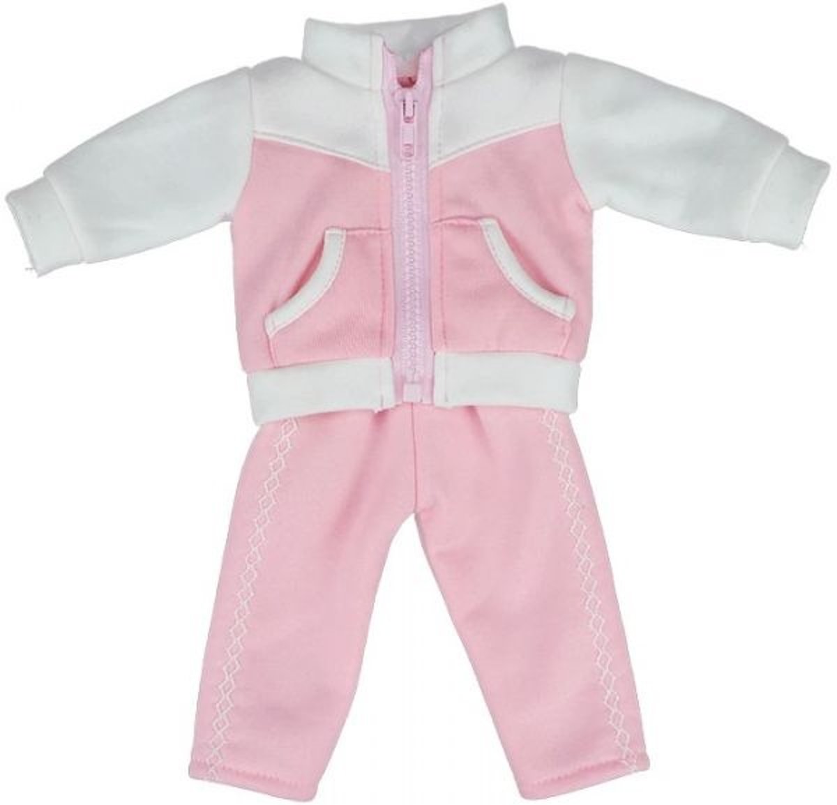 Gerardos Toys Babypoppenkleding 43 Cm Roze/wit